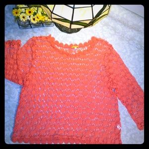 Gianni Bini Crochet Sweater